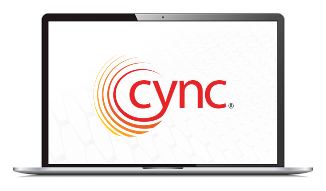 Cync Laptop screen
